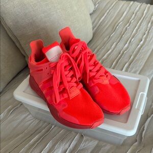 ADIDAS Women's EQT Support ADV Casual Athletic Sneakers/bright coral